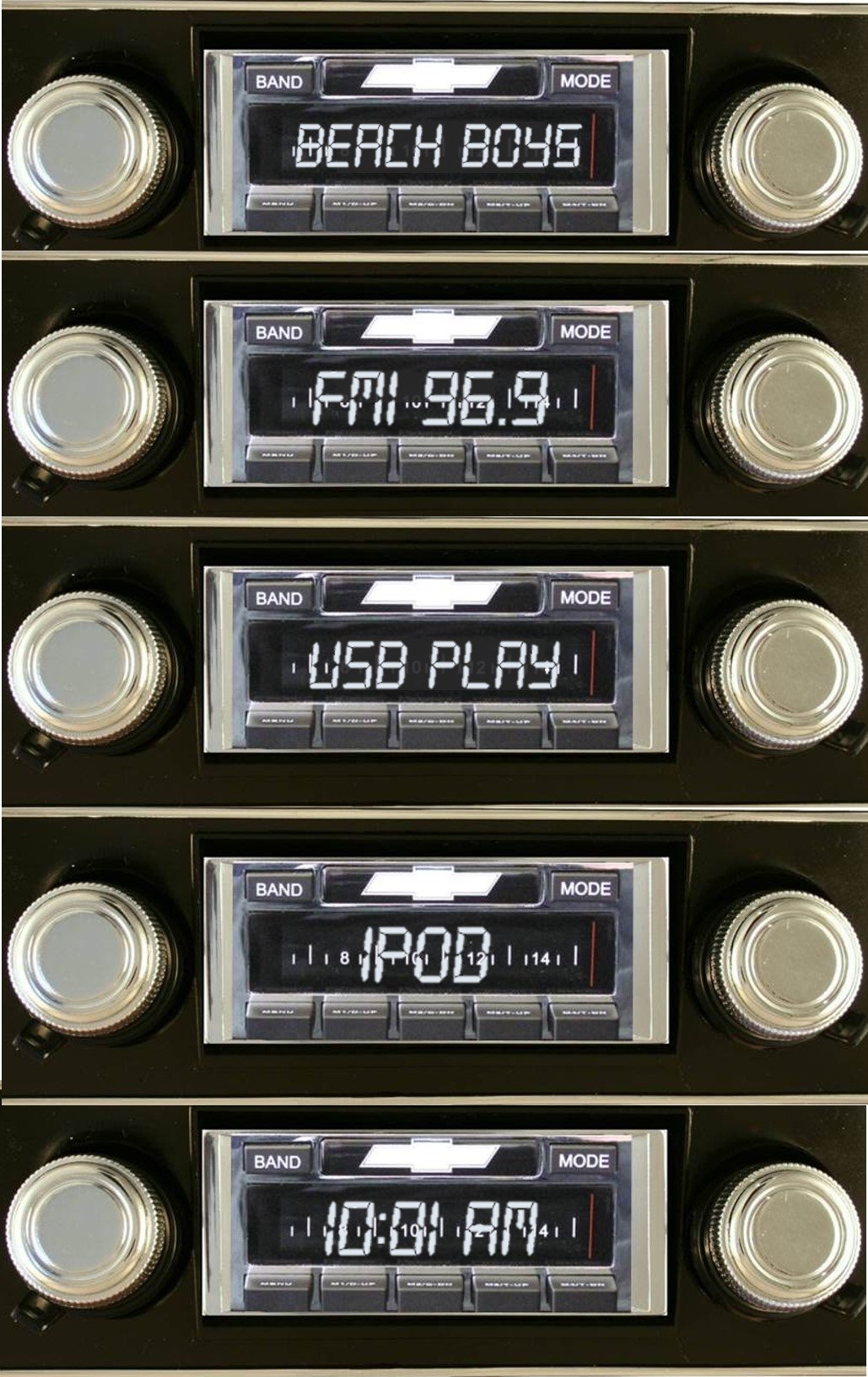 Custom Autosound Stereo compatible with 1955 Chevy Bel Air & Nomad